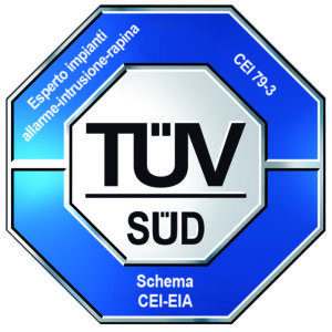 TUV SUD C28EIA certificazione esperto impianti allarme-intrusione-rapina